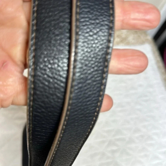 Tignanello Black Leather Crossbody Bag - Picture 6 of 12